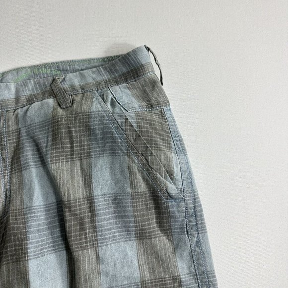 Tommy Bahama Relaxed Men’s 100% Linen Shorts Blue Plaid Adult Size 36 Casual‎ - Picture 4 of 8